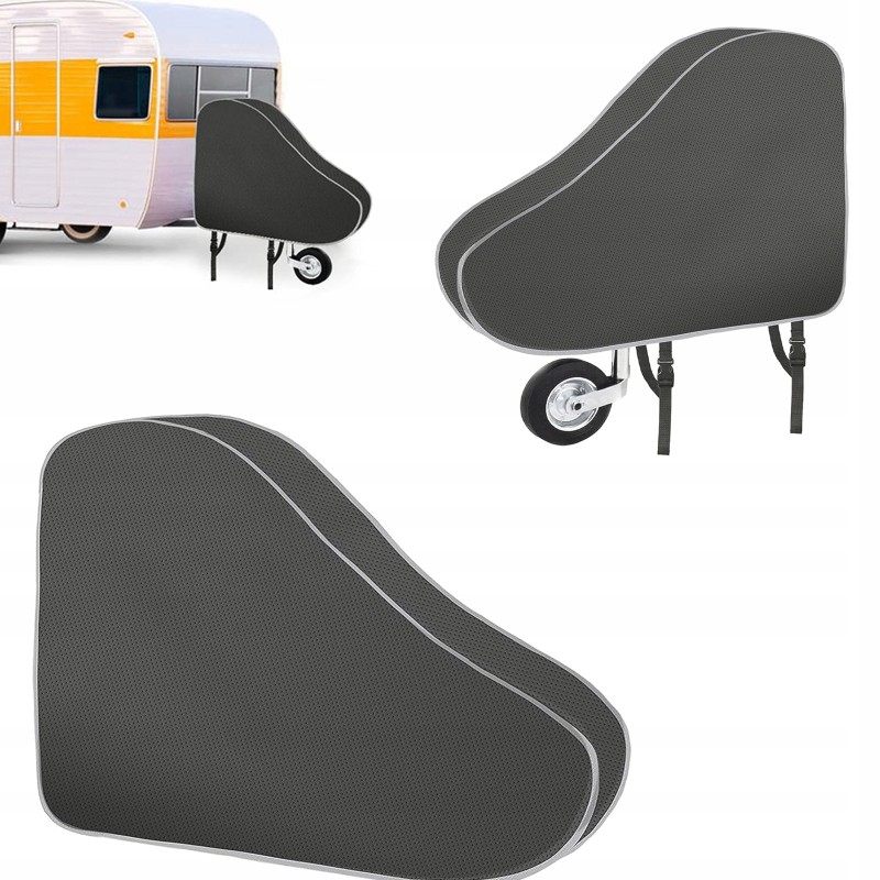 Trailer towbar cover, adjustable double shoulder straps