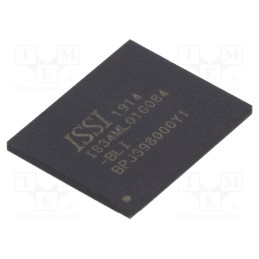 1 pcs x ISSI - IS34ML01G084-BLI - IC: FLASH memory, 1GbFLASH, parallel 8bit, VFBGA63, parallel