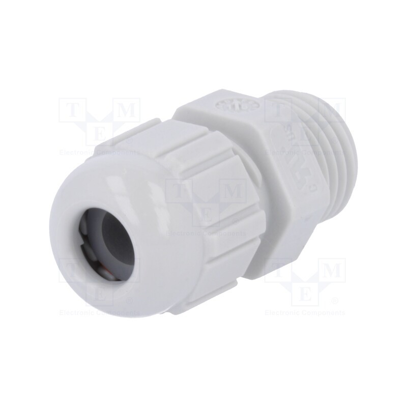 1 pcs x LAPP - 53018100 - Cable gland, PG7, IP68, polyamide, light grey