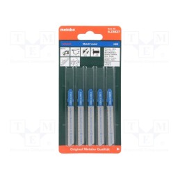 1 set x METABO - 623637000 - Hacksaw blade, tinware, 51mm, BASIC METAL, 5pcs.