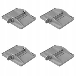 Caravan support leg foot, 4 pieces