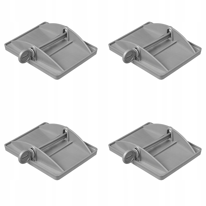 Caravan support leg foot, 4 pieces