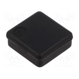 1 pcs x DESCO EUROPE - 241065 - Bin, ESD, 35x35x11mm, Features: conductive, black