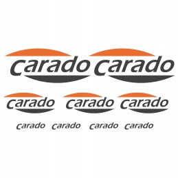 Carado set of camper camping stickers
