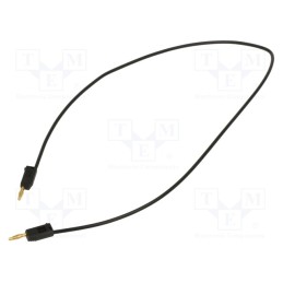1 pcs x STu00c4UBLI - 28.0039-04521 - Test lead, 60VDC, 30VAC, 10A, banana plug 2mm,both sides, black