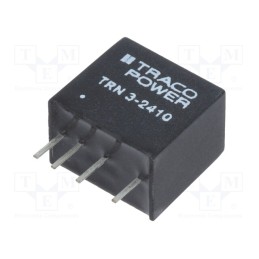 1 pcs x TRACO POWER - TRN 3-2410 - Converter: DC/DC, 3W, Uin: 18÷36V, Uout: 3.3VDC, Iout: 700mA, SIP