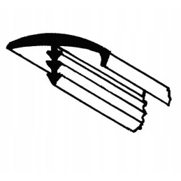 Decorative wedge for camper trailer kedra strips 15mm