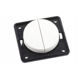 Power switch 2x white Berker