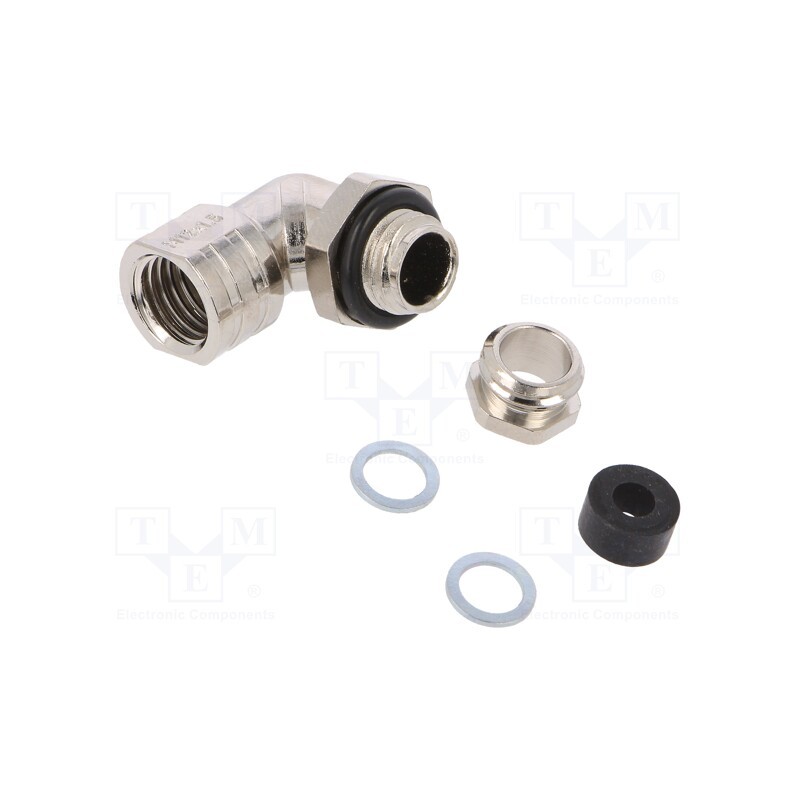 1 pcs x LAPP - 52107800 - Cable gland, angular, M12, 1.5, IP55, brass, SKINDICHT® RWV