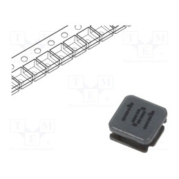 10 pcs x WALSIN - WLPN303015M101PB - Inductor: wire, SMD, 100uH, 250mA, 2.92Ω, ±20%, 3x3x1.5mm