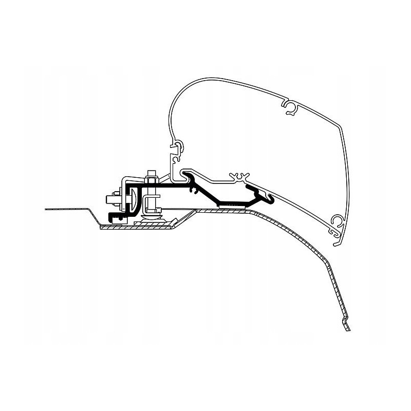 Adapter for Thule 6300 Ducato Jumper Boxer awning