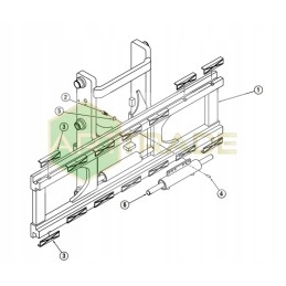 Cascade slide for positioner 70r 80r 100r 110r