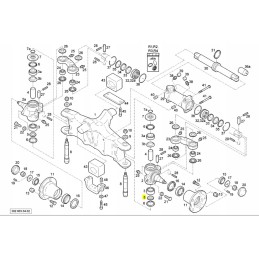 Linde steering knuckle washer 0009143309