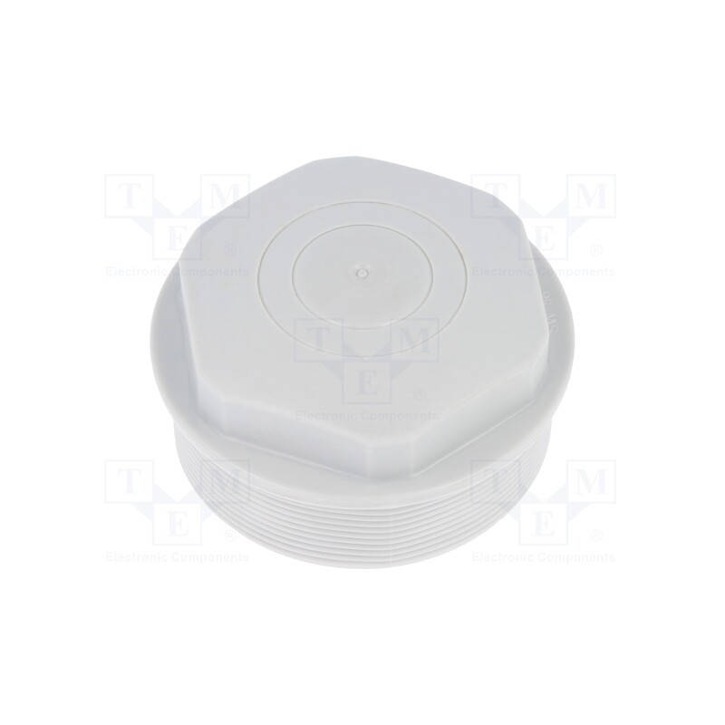 1 pcs x HUMMEL - 1.282.6300.50 - Stopper, M63, 1.5, IP54, polyetylene, grey, WN, Thread: metric