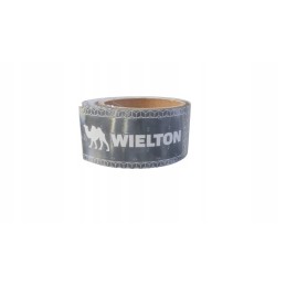 Contour white reflective warning tape with the Wielton Orafol logo
