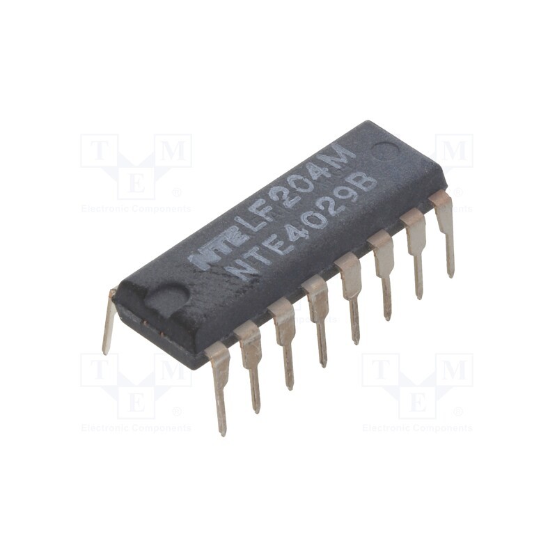 1 pcs x NTE Electronics - NTE4029B - IC: digital, binary up/down counter,decade up/down counter
