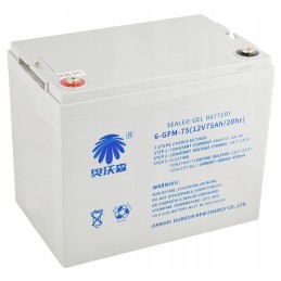 Battery electric pallet truck 12 75 v ah gel