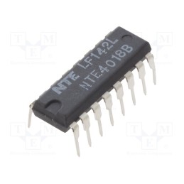 1 pcs x NTE Electronics - NTE4018B - IC: digital, divide by N, Ch: 5, CMOS, THT, DIP16, 3÷18VDC, -55÷125°C