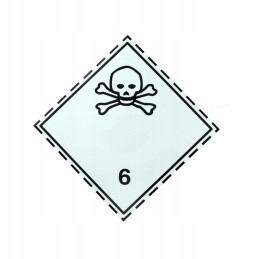 ADR sticker no. 6 1 cargoparts cargo t087