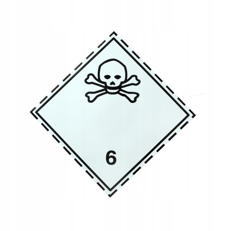 ADR sticker no. 6 1 cargoparts cargo t087