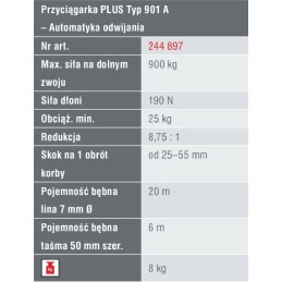 Manual winch winch winch tow truck trailer al ko optima 901a