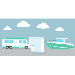 Tourist toilet without water, bag clesana c1