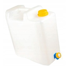 Drinking water container with valve and tap 15l r1g17