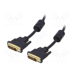 1 pcs x AKYGA - AK-AV-02 - Cable, only digital, DVI-I (24+5) plug,both sides, 1.8m, black