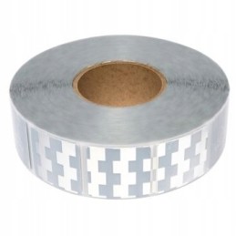 Reflective contour tape segment Avery USA squares silver
