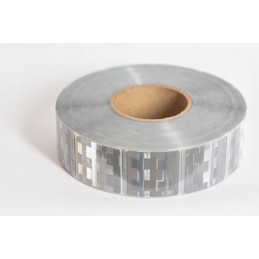 Reflective contour tape segment Avery USA squares silver