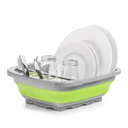 Dish dryer with silicone drainer 26625