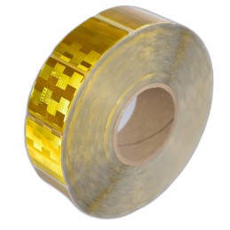 Reflective contour tape segment Avery USA squares yellow