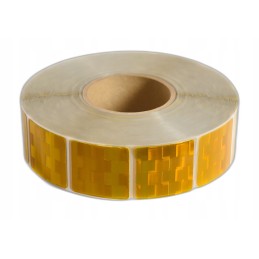 Reflective contour tape segment Avery USA squares yellow