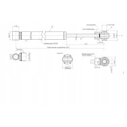 Shock absorber for trailer overrun device al ko 251g 3000kg