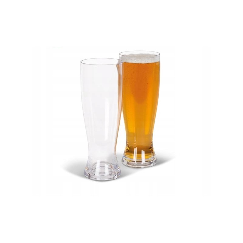 Kampa beer acrylic 2x camping beer glasses