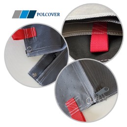 Cover for a camping trailer up to 600 cm