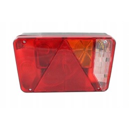 Rear lamp combined with a reflective triangle, right