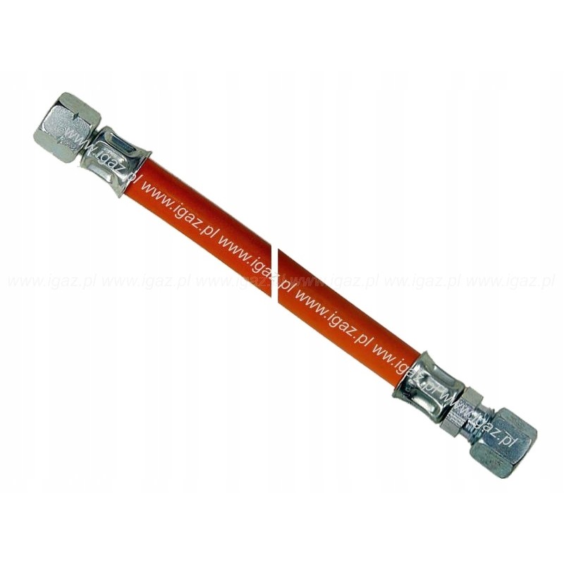 Gas hose rvs8 x 1 4 left 2 0 m for 8mm reducer