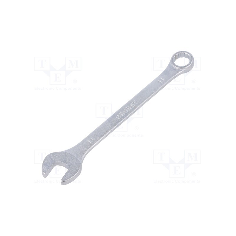 1 pcs x STANLEY - 4-87-071 - Wrench, combination spanner, 11mm, Chrom-vanadium steel, L: 150mm