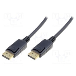 1 pcs x DIGITUS - AK-340100-050-S - Cable, DisplayPort 1.1a, DisplayPort plug,both sides, 5m, black