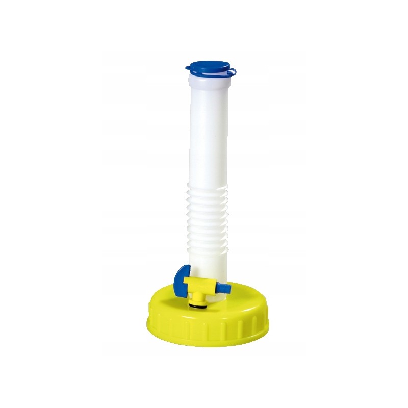 Din96 nut with funnel and valve, 20 cm comet