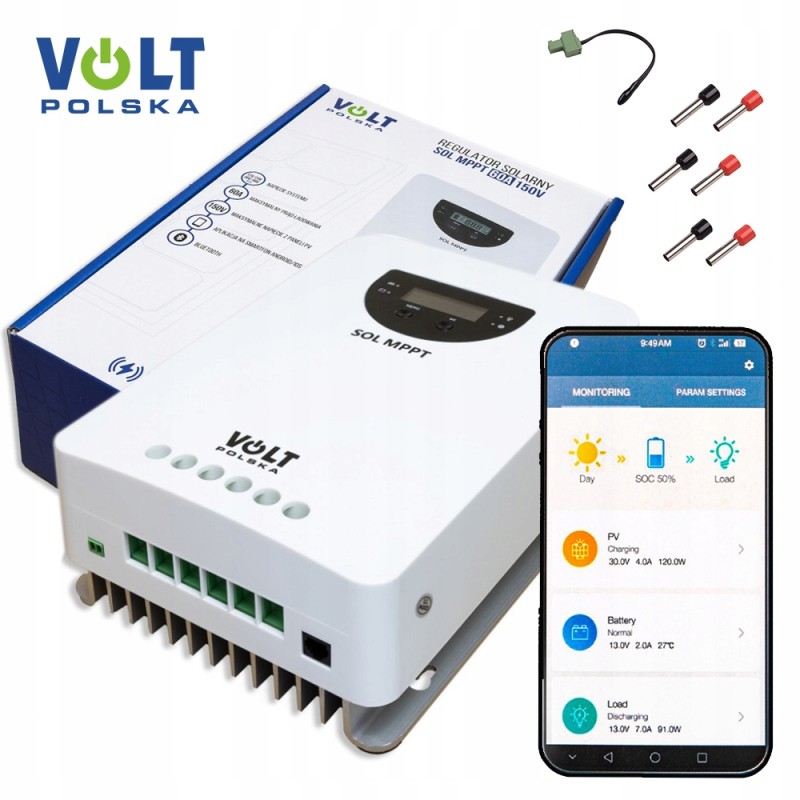 MPPT solar charging controller 150v 12v 48v 60a