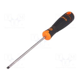 1 pcs x BAHCO - B191.040.100 - Screwdriver, slot, 4,0x0,8mm, Blade length: 100mm