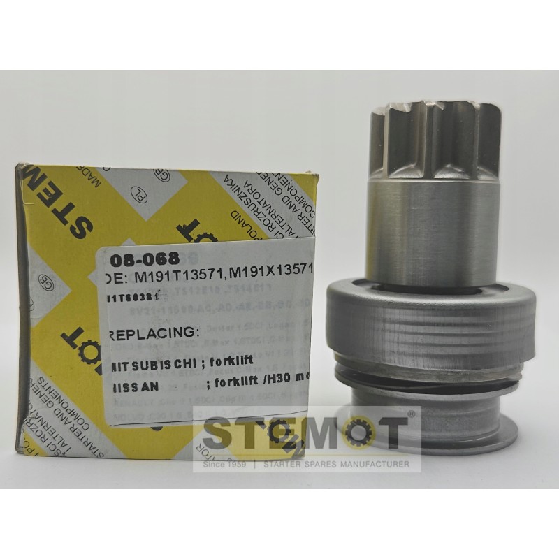 Starter coupling assembly bendiks stemot 08 068