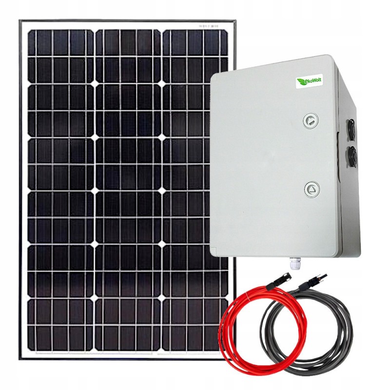 Solar panel set for plot 70w 12v 2xusb