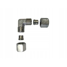 Angled gas connector, gok elbow, 8-8 mm, for a camper