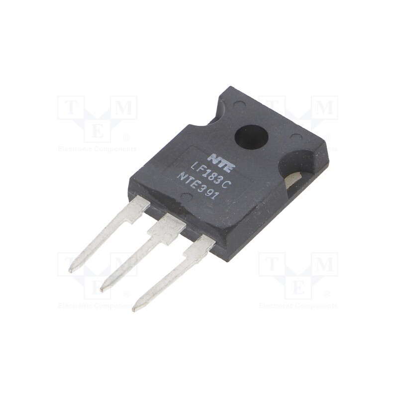 1 pcs x NTE Electronics - NTE391 - Transistor: PNP, bipolar, 100V, 10A, 80W, TO218