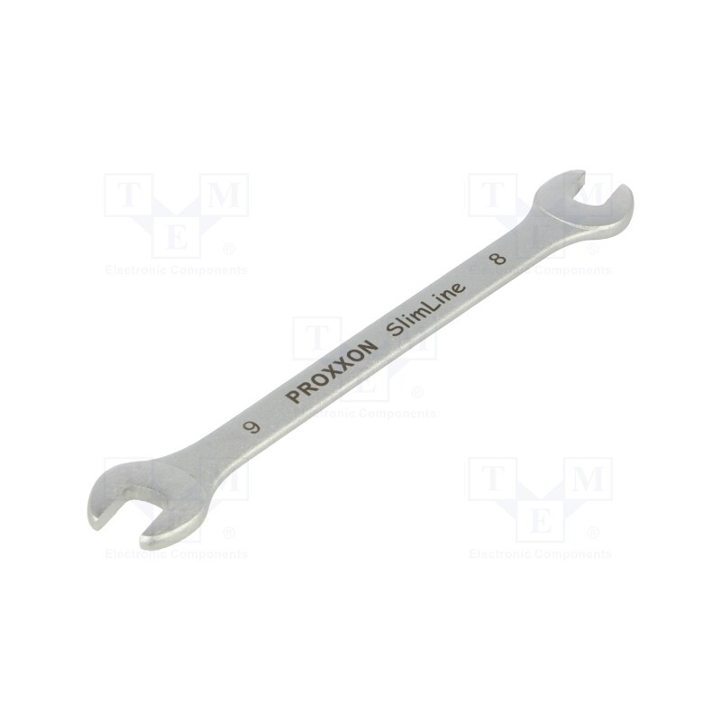 1 pcs x PROXXON - 23832 - Wrench, spanner, 8mm,9mm, Chrom-vanadium steel, SlimLine