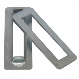 Rectangular tarpaulin eyelets, galvanized, 38x8, 50 pcs