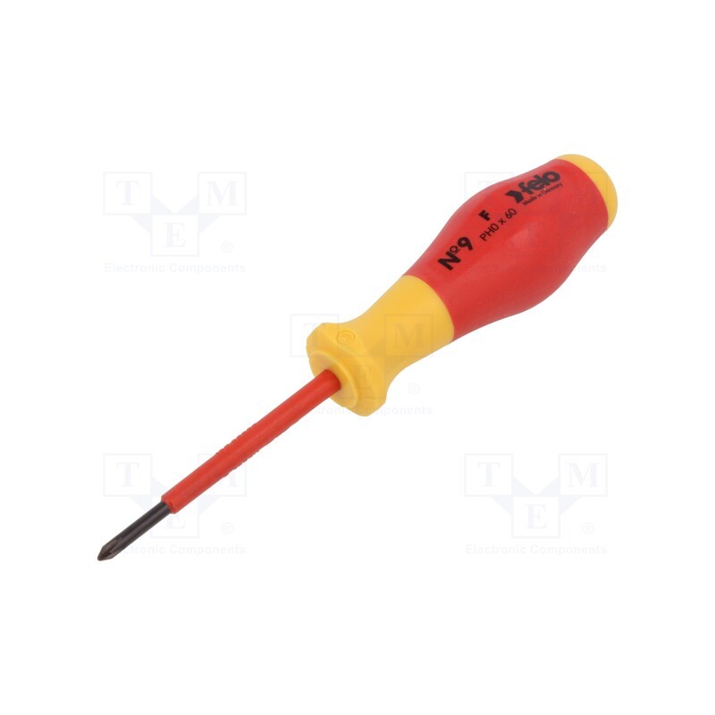 1 pcs x FELO - 914 001 90 - Screwdriver, insulated, Phillips, PH0